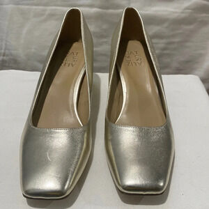 Naturalizer Karina Square Toe Pumps, Women's Size 8.5M, Champagne NEW